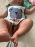 标点熊婴儿连腿肚兜新生儿童护肚脐宝宝护肚子半背肚围睡觉防踢薄款四季 半背熊蓝 90码 建议身高80-90cm 实拍图
