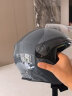 GSB头盔摩托车头盔四分之三盔春夏季双镜片男女士机车骑行防摔3C认证 水泥灰(透明镜片） 3XL 晒单实拍图
