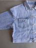 太平鸟女装短外套牛仔女秋装宽松时尚ins牛仔蓝上衣 牛仔蓝 XS 实拍图