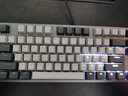 DURGOD 杜伽87/104键笔记本电脑PBT键帽机械键盘全键无冲（办公游戏电竞吃鸡键盘） K320深空灰-白光限定版-樱桃轴单光 茶轴 实拍图