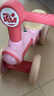 咔萌狮儿童平衡车1一3岁宝宝无脚踏滑行车婴幼儿学步车四轮滑步车溜溜车 公主粉+音乐灯光+送电池和工具 实拍图