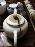 爱饰唯 茶壶陶瓷功夫花茶茶具套装单壶良瓷珍藏金银错工艺撞色饕餮茶壶 饕餮鎏银茶杯 实拍图