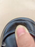 LINBUXAN肯德基工作鞋女防滑酒店厨房上班软底黑色皮鞋防水皮面女鞋单鞋 黑色【轻便软底】 39 实拍图