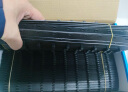 DSB（迪士比）10孔装订夹条 黑色 A4 5mm 装订50页 办公用品标书合同装订打孔机塑料压条 100根/盒 实拍图