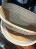 风和日丽面包欧包发酵篮专用面团发酵藤篮圆形椭圆水果藤编篮烘焙面包工具 圆大（推荐400-500g）|MY53308 实拍图