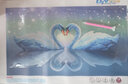 金碧新款5D钻石画满钻天鹅客厅卧室心心相印横版画自己手工贴点钻绣 非满钻【52*32厘米】 实拍图