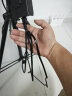 毕亚兹 国标两插8字尾电源线3米 八字尾 适用于2芯音箱音响、数码相机充电器 2孔台灯 投影仪 DY02 黑色 实拍图