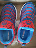 巴布豆（BOBDOG）毛毛虫童鞋秋冬季男童软底休闲鞋儿童运动鞋女 皇家蓝/红（二棉） 36 适合脚长21.9cm 实拍图