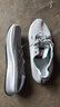休闲鞋男网面鞋软底运动鞋透气百搭跑步鞋时尚轻便工作鞋小白鞋男 2021【灰色】 42 实拍图