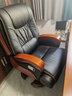 纽麦真皮老板椅可躺按摩皮质办公椅子家用电脑座椅总裁牛皮办公大班椅 精选牛皮-颜色备注 实拍图