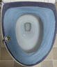 赞璐桐（ZANLUTONG）马桶坐垫通用春冬季加厚马桶垫方形家用坐便器垫座便垫网红坐便套 【1条装】牛头加厚提手【灰蓝】 实拍图