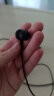 小米（MI）有线耳机 黑 3.5mm 入耳式运动小巧轻量 通用耳麦 线控大动圈 适用小米华为荣耀手机 实拍图