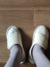 果洛菲月子鞋夏薄款软底包跟软底透气大透气孕产妇鞋防滑加厚底产后拖鞋 浅卡其（格子月子鞋） 36-37 晒单实拍图