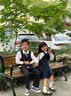 衣诺坊女童连衣裙校服套装春夏款幼儿园园服女生学院风合唱六一演出服 实拍图