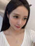 黛瑞思轻奢项链女海洋之心时尚饰品送女友老婆闺蜜618情人节生日礼物 豪华礼盒套装灵动蓝钻免费刻字 实拍图