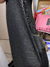 莎妮朵罗大码女装连衣裙春装新款胖mm气质加肥胖人显瘦款收腰遮肚裙16759 16759-黑色 5XL 建议190-210斤穿着 实拍图