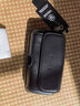 帷格（VIIGER） 真皮手机腰包男穿皮带 横款适用苹果6.7英寸 运动工地干活挂腰带 黑色 加大版 实拍图