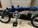 大行（DAHON） 412折叠自行车14英寸单速超轻迷你铝合金学生成人单车BYA412 蓝色【BA接头】 实拍图
