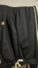 Foss Phil条纹裤子男春夏季运动潮牌宽松直筒阔腿休闲长裤271黑色XL 晒单实拍图