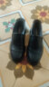 红蜻蜓男鞋新款时尚男士商务皮鞋一脚蹬舒适爸爸鞋简约休闲皮鞋WTA7742 黑色升级版 38 实拍图