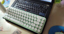 摩天手(Mofii) i豆无线复古朋克键鼠套装 可爱便携办公键鼠套装 鼠标 电脑键盘 笔记本键盘 白绿 实拍图
