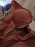 妈妈果（org.mama）哺乳文胸前开扣怀孕期孕妇内衣产后喂奶专用胸罩无钢圈大码薄款 豆沙+深灰 XL 实拍图