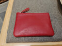 畅印 七夕零钱包女短款钱袋迷你可爱韩版硬币包小方包短款皮包女卡包 酒红色 实拍图