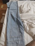 牵魅牛仔裤男薄款宽松韩版潮流百搭学生休闲夏季阔腿九分裤子 浅蓝 2XL 实拍图