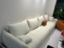 沐眠京东居家优选奶油风防猫爪皮沙发客厅大小户型AZ-128 五人位 实拍图