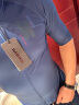 兰帕达 夏季骑行服短袖男短裤套装山地公路车骑行服自行车装备 INBIKE藏青兔短袖上衣 M（体重：50-55kg） 实拍图