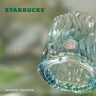 星巴克（Starbucks）薄荷绿浮雕款玻璃杯425ml咖啡杯子冷水杯桌面水杯男士女士礼物 晒单实拍图