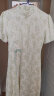 温格芳 新中式连衣裙女装2024夏季新款小个子国风气质改良少女旗袍裙子 绿色 M 晒单实拍图