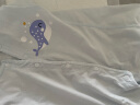 贝瑞加（Babyprints）新生儿连体衣2件婴儿纯棉衣服初生宝宝内衣长袖薄款爬服 白蓝66 实拍图