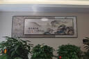墨派 新中式客厅装饰画沙发背景墙壁画现代简约大气横幅山水叠加画 家和万事兴 A款 大幅240*80+小幅180*60晶瓷 实拍图