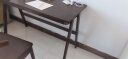 家逸 实木书桌电脑桌书房学习桌学生写字桌简约办公桌子胡桃色1.2米 晒单实拍图