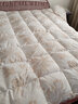 LOVO罗莱 A类 95%白鹅绒羽绒被 二合一被1000g填充200*230cm 花色 实拍图
