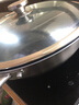 五江 WUJO 三层复合钛炒锅蓝钻钛锅聚能炒菜锅耐磨防刮电磁炉 WJ-P119C（蚀刻款） 32cm 实拍图
