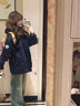 棉致美式工装棉服女冬季新款高级感派克服不跑棉羽棉袄绒服棉衣外套女 809藏青色【高品质80】 L 120-145斤 实拍图