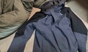 贵人鸟冲锋夹克男上衣服连帽开衫秋冬款加绒拒水防风外套中青年男女同款 黑灰 M 实拍图