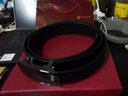 金利来皮带男2025年新款真皮腰带轻奢头层牛皮裤带高端品牌高档自动扣头 金色字母-内扣【带尾藏里面】 110cm 实拍图