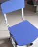 软林儿童学习椅子可升降学生写字椅带靠背座椅家用电脑椅书房靠背凳子 深蓝色 加大加厚款椅子 实拍图