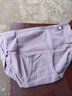 欧蓝薇雅纯棉女士内裤新款纯色中低腰大码透气亲肤日系石墨烯抗菌三角裤女 1条（颜色随机发） XL 实拍图