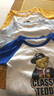 Classic Teddy儿童短袖男童T恤女童上衣夏季新款童装宝宝衣服半袖夏装1 棒球帽子熊同色插肩杏黄 90 实拍图