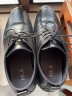 海澜之家HLA皮鞋男士商务休闲系带正装德比鞋子HAAPXM2AB90359 凉鞋款38 实拍图