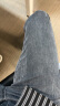 卡帝乐鳄鱼（CARTELO）牛仔裤男夏季修身裤子男士休闲裤男裤小脚裤男 061深灰 30 实拍图