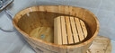 柏一 泡澡桶洗澡洗浴木桶浴桶成人木质大人沐浴桶香柏木实木小户型 清漆款*带盖* 2.3cm 厚度 1.0米长*58厘米宽*75厘米高 实拍图