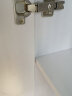 奥尚斯莱 衣柜 现代简约卧室家具木质带转角边柜组合大衣橱白色衣柜 单衣柜  平顶款 两门衣柜  （主柜长0.8米） 实拍图