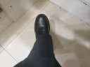 骆驼（CAMEL） 商务休闲鞋中年男士牛软皮套脚鞋 A132287560-1 黑色 43  晒单实拍图
