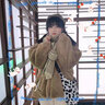 蔓尔依小香风羊羔毛外套女秋冬季2025新款韩版宽松厚毛绒连帽羊羔绒棉衣 驼色 S 实拍图