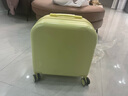 双星行李箱大容量箱加厚铝框拉杆箱旅行箱登机箱密码皮箱子结实抗压 深灰色【铝框+挂钩+杯架】可坐可骑 20英寸 可登机 实拍图